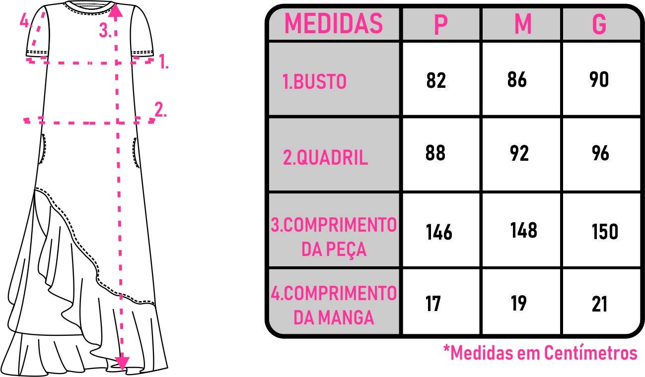 Tabela de Medidas